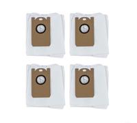ZiStarlilife Paquete de 4/10 bolsas de polvo para aspiradora, piezas de repuesto no tejidas de alta capacidad, compatibles con robot aspirador Vexilar W11 para limpieza del cabello en el hogar