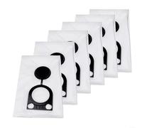 ZiStarlilife Paquete de 6/12 bolsas de filtro de forro polar para Bosch Gas 25 L Sfc, bolsas de polvo no tejidas de repuesto e succión mejorada, color blanco, 56 x 39 cm, taller en casa