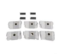 ZiStarlilife Paquete de 6 bolsas de polvo y filtros para ECOVACS para DEEBOT X11 Pro para OMNI, piezas de repuesto HEPA de tela fundida para limpieza del hogar de pelo de mascotas