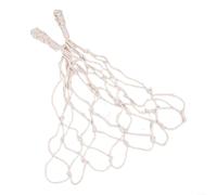 ZiStarlilife Para soporte de papel higiénico de cuerda de algodón tejida a mano, bolsa de almacenamiento de montaje en pared, estante de revistero de macramé, organizador de baño, con detalles de