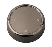 ZiStarlilife Perilla de control de navegación 1X Multimedia Botón Cubierta de perilla para BMW E60 E70 E71 E72 E66 Series Interior Trim Accesorios de actualización Panel de control Decoración