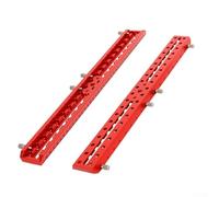 ZiStarlilife Placa de cola de milano de espejo guía 2 en 1 con ranura de abrazadera estándar compatible con Vixen y mango de aleación de aluminio graduado para telescopios astronómicos en rojo 120-445