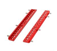 ZiStarlilife Placa de cola de milano de espejo guía 2 en 1 con ranura de abrazadera estándar compatible con Vixen y mango de aleación de aluminio graduado para telescopios astronómicos en rojo 120-445