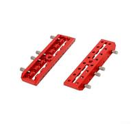 ZiStarlilife Placa de cola de milano de espejo guía 2 en 1 con ranura de abrazadera estándar compatible con Vixen y mango de aleación de aluminio graduado para telescopios astronómicos en rojo 120-445