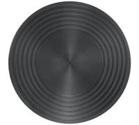 ZiStarlilife Placa difusora de calor para estufa de gas, domador de llama de aleación de aluminio con diseño antideslizante de doble cara, distribución uniforme del calor para cocinar a fuego lento y