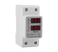ZiStarlilife Protector de sobrevoltaje de doble pantalla ajustable con interruptor inteligente digital LED para una gestión segura de la energía en hogares, mercados y laboratorios