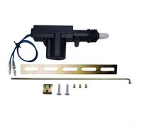 ZiStarlilife Sistema de actuador eléctrico del motor de la cerradura de la puerta central del coche resistente de 2 cables, motor de bloqueo de control de seguridad automático, con accesorios de