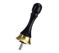 ZiStarlilife Soporte de carrete de pesca de 57 mm, mango de contrapeso de aleación de aluminio, compatible con la mayoría de carretes para lanzar suavemente y colgar señuelos (oro negro)