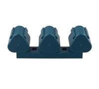 ZiStarlilife Soporte de pared para baterías Bosch de 108 V y 12 V de iones de litio con tornillos, organizador de almacenamiento 3 en 1 para taller o garaje (azul)