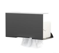 ZiStarlilife Soporte para toallas de papel debajo del gabinete, estante de almacenamiento de cocina de hierro resistente para rollos gruesos, montaje que ahorra espacio para organización de mostrador
