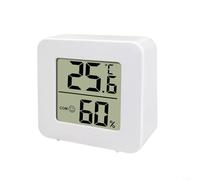 ZiStarlilife Termómetro de interior higrómetro pantalla LCD grande Sensor preciso Temperatura Humedad Monitoreo Indicador de comodidad para Mini tamaño para el hogar, guardería, cocina, sótano