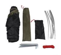 ZiStarlilife Tienda de campaña ultraligera para una sola persona, refugio compacto para mochileros con ventilación de malla transpirable y base de tela Oxford 210D, estructura de poste de aluminio