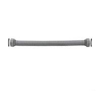 ZiStarlilife Tubo de drenaje para fregadero de cocina de 45 cm con interfaz G1-1/2 de 45 mm, manguera flexible de acero inoxidable PP PVC 304 para lavabo, bañera, lavavajillas, lavandería