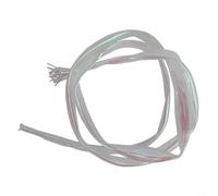 ZiStarlilife Tubo de escamas de peces de 1 m con revestimiento reflectante de perlas, 2 mm-4 mm para material de amarre de moscas de plástico trenzado para trucha, lucio, salmón y señuelos de pesca en
