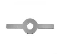 ZiStarlilife Tubo de relleno de salchichas de acero inoxidable con embudo para picadora de carne, accesorio de boquilla de metal de grado 420 para el hogar, cocina, bricolaje, fabricación de perros
