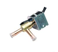 ZiStarlilife Válvula solenoide 2A para la máquina de hielo, Válvula electromagnética del acero inoxidable, AC 220V unidireccional F, Parte eficiente de poco ruido del sistema de refrigeración
