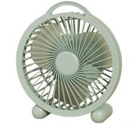 ZiStarlilife Ventilador de mano, alimentado por USB para mini ventilador de escritorio, silencioso, de bajo ruido, portátil, con circulación de aire de gran angular de 4 pulgadas y 6 pulgadas, para