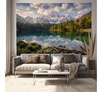 ZISTRCBAO Appeso a Parete Decoración Casa - Montañas Nevadas Bosques Lagos - 150x130cm - Tapiz Pared Ambiente Fresco Y Sanador - Tapices Decorativo Para Habitacion Dormitorio Salon