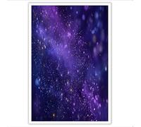 ZISTRCBAO Impresión sobre lienzo Universo Cielo Estrellado, Laminas Decorativas de Estilo De Ciencia Ficción Onírico, para decoración de pared, dormitorio, salón, hogar, decoración, 30×40 cm