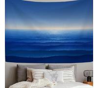 ZISTRCBAO Tapiz De Pared De El Cielo Marino Se Funde En Un Solo Color. Para Dormitorio, Paisaje Minimalista Tapiz Colgante Para Sala De Estar Decoración Del Hogar, 150x100cm
