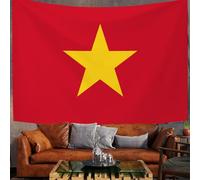 ZISTRCBAO Tela De Pared Bandera De Vietnam, Tapiz De Pared Amor Por El País Decoración De Tela Para Dormitorio, Sala De Estar, Habitación, 150x100cm