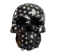 Zit Popping Toy, Squeeze Skull Fidget, Sensory Stress Relief Tool, Gross Squishy Texture, Calming Relaxation Gadget for Halloween, Travel, Desk, Study, Bedtime Rutina 2.95x1.77x2.28 pulgadas