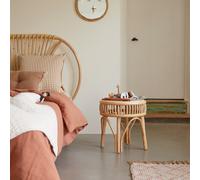 Zita - Mesita de noche infantil de ratán H 40 x B 40 x T 40 cm