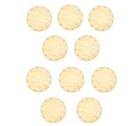 Zita's Creative - Juego de 10 bases de mimbre redondas de 11 cm para tubo de peddi de 3 mm, trenzado, cesta, juncos, material trenzado, ratán
