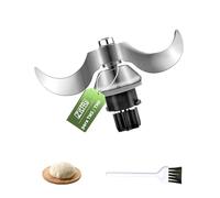 ZITFRI Cuchilla Amasadora para Thermomix TM7 TM6 TM5, Acero Inoxidable - Diseño Curvo Antiadherente Que Protege el Motor, para Amasar Pan, Pizza y Masas Pesadas sin Esfuerzo
