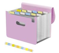 Zithgen Carpeta Clasificadora Acordeón, Carpetas Archivadoras 12 Bolsillos Carpeta Acordeón A4 Clasificador Documentos Expandibles Portátil Acordeón Clasificador Documentos para Oficina Escuela