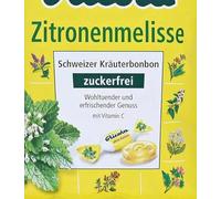 Zitronenmelisse - Pastilles aux Plantes Citronnées & Mélisse - Spécialité suisse traditionnelle, goût frais et agréable - Compatible type Ricola - 75g