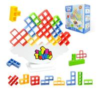 ZITUZY 32 piezas Tetra Tower, Tetra Tower Game, Tetra Tower Game Adult, Tetris Balance Tower Game, para niños y niñas a partir de 3 años