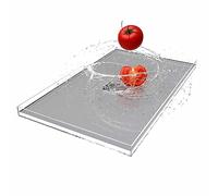 ZIUBMVDYC Bandeja de Almacenamiento Accesorios Tiro Escritorio for Tanque Agua Poco Profunda acrílico Transparente, 50-80 x 40-80 10 cm(50x50x10cm/19.6x19.6x3.9'')