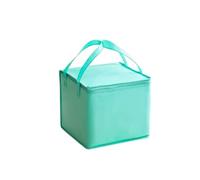 ZIUBMVDYC Bolso térmico de mano, Paquete de 3 bolsas for comida y pasteles algodón perlado 4 a 8 pulgadas, multicolor(Light Green,8inch30x30x20cn)