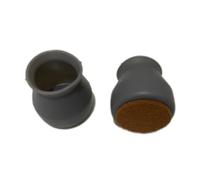 ZIUBMVDYC Paquete de 8 Tapas Protectoras for Patas sillas con Fieltro, Protectores for Run, Deslizadores for, pequeñas for -Protectores para Patas de sillas(Dull Grey)