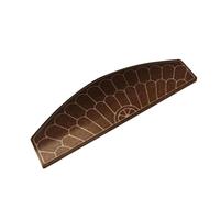 ZIUBMVDYC Peldaños Antideslizantes para escaleras, Alfombra de poliéster autoadhesiva Antideslizante for escalones de Escalera, 65 x 24 cm, Multicolor(Coffee)