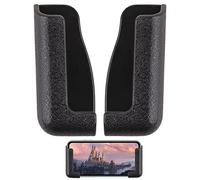 Ziurmut 2 Pcs Soporte para teléfono móvil | Soporte Autoadhesivo Negro para Coche | Soporte teléfono para Montaje en Pared con Cinta autoadhesiva Doble Cara Soporte teléfono