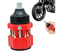 Ziurmut Destornillador pequeño - Destornilladores portátiles multipunta 12 en 1,Herramientas Destornillador combinación Multiusos para reparación Bricolaje