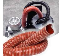 ZIUSFAC Manguera De Ventilación 55mm 75mm 102mm Manguera Flexible Para Secadora Conducto De Aire Tubo De Admisión De Aire Para Extractor De Aire(1m/3.2ft,20.3cm-8in)