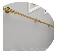 ZIUSFAC Pasamanos para Escalera 80 120 150cm Barandilla De Escalera Antideslizante De Hierro Pasamanos De Tubería Redondo Pasamanos De Seguridad Montado En Pared(Gold,7.2ft/220cm)