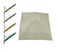ZIUSFAC Sombrilla De Repuesto Rectangular Toldo De Repuesto Para Parasol Excéntrico 250×250cm 300×300cm Tela De Recambio Para Sombrilla 8 Costillas Toldo De Recambio Para Parasol Terraza(Top,3x3 (9.8x
