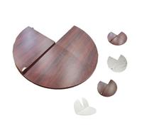 ZIUSFAC Tablero De Mesa De Repuesto Plegable Tablero Redondo 120cm 140cm 160cm 180cm Extensor De Mesa Sin Patas Tablero De Repuesto(Red,120cm/47in)