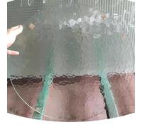 ZIUSFAC Tablero De Mesa Redondo De Vidrio Panel De Cristal Templado Grosor 8 Mm Superficie De Mesa para Mesa De Centro Panel Redondo De Vidrio 40cm 50cm 60cm(48cm/18.9in)