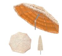 ZIUSFAC Tela De Repuesto para Sombrilla De Playa 8 Brazos Toldo De Repuesto para Sombrilla Hawaiana 270cm 300cm Tela De Recambio para Sombrilla Terraza De Paja(300cm/(9.8ft)-8 Ribs)