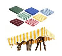 ZIUSFAC Toldo De Repuesto Para Balancín Jardin De 3 Plazas Cubierta De Toldo Tela Poliéster Impermeable Techo De Repuesto Para Columpio De Hollywood(Yellow,200x120cm/79x47in)