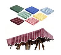 ZIUSFAC Toldo De Repuesto Para Balancín Jardin De 3 Plazas Cubierta De Toldo Tela Poliéster Impermeable Techo De Repuesto Para Columpio De Hollywood(Burgundy,142x120cm/56x47in)