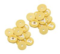 ZIUTPDAX 32 almohadillas de cuero de flauta de repuesto duraderas exquisitas para instrumentos de viento