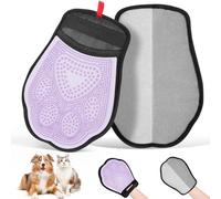 Zivacate Mejorado 2 en 1 Manopla Quita Pelos Mascotas, Guante Reutilizable para Eliminar Pelo de Mascotas, Double Sided Estático Pet Hair Remover Glove, para Mascotas, Ropa, Sofá - 1 Unidad