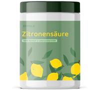 Zivela Ácido cítrico en polvo, 1 kg, ácido cítrico puro de calidad alimentaria E330, para hervir y hornear, descalcificador para hervidor de agua, cafetera, lavadora, 100% puro, sin aditivos