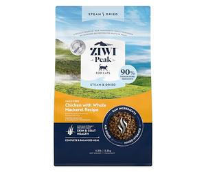 ZIWI Peak Steam & Dried Chicken with Whole Mackerel, 2.2 kg - Alimento seco Natural para Gatos con Alto Contenido de proteínas, Alternativa cruda y sin Granos, alimento seco Completo para Gatos
